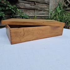 Malle Ancienne En Bois, Grande