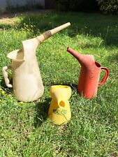 Lot de 3 brocs à huile Déco Vintage Garage Bidons Voiture