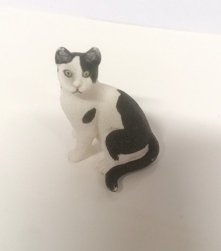Figurine schleich chat - figurine, noir