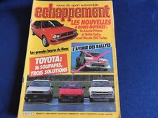 revue echappement n°213 Toyota MR-2 / Lancia prisma & delta 4WD 1986