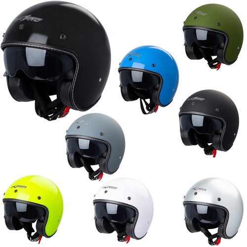Casque moto jet cafe - moto, racer
