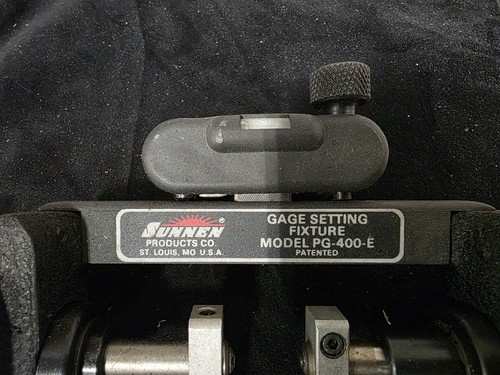 Sunnen gage setting fixture - setting, pg