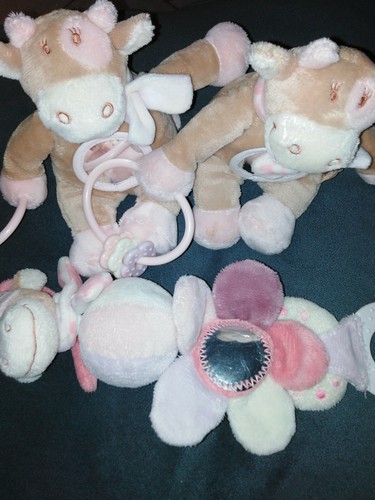 Lot peluches éveil vache - Éveil, lola