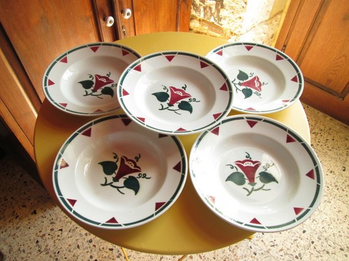 Art déco assiettes - assiettes, creuses