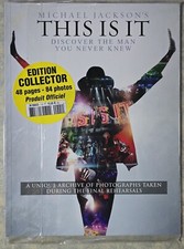 MICHAEL JACKSON book THIS IS IT sealed France Hype Sticker Brand New Collector 