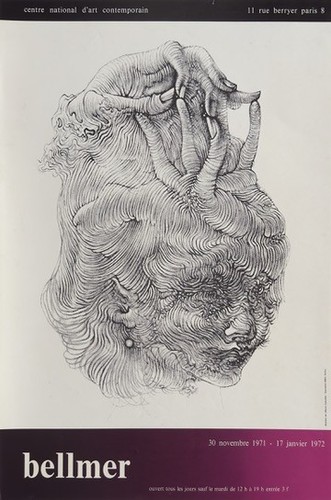 Hans bellmer vintage poster - bellmer,