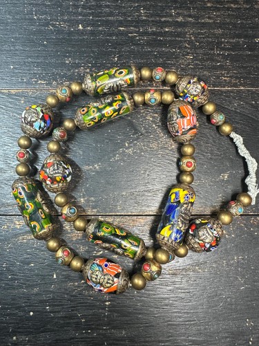 Collier ancien perles