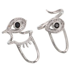  2 Pcs Bague À Ongles Oeil Du