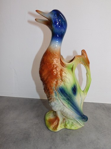 Pichet canard faience - pichet,