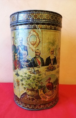 Antique advertising box - antique,