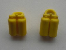 2 x LEGO Yellow Minifigure