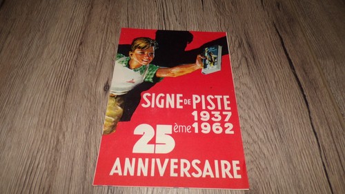 Dépliant signe piste - de,