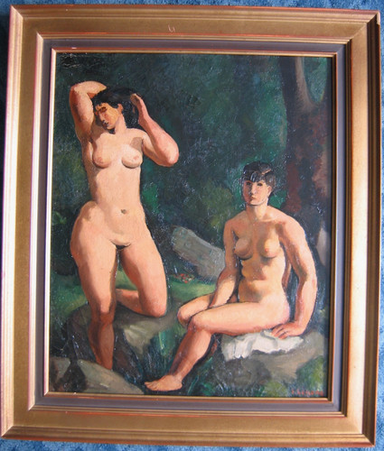 Couple baigneuses belle - baigneuses,