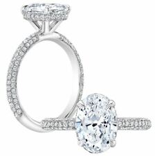 Bague de fiançailles halo