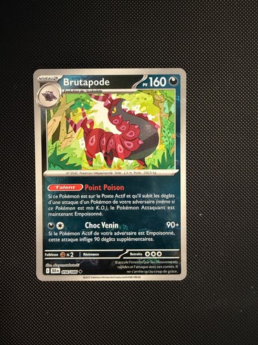 Carte pokemon brutapode - -,