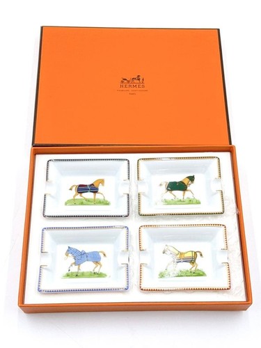 Mini cendrier hermès motif - cendrier,