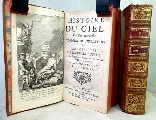 Livre ancien 1742 pluche - livre,