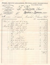 1913 FERS QUINCAILLERIE