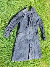 + Ancienne blouse ou veste en toile noire de commerçant ou Maîtresse d'école +
