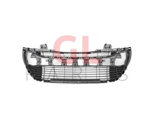 Grille de pare-Choc pour PEUGEOT 308 2007-2011 Argenté Centrales 7414VH