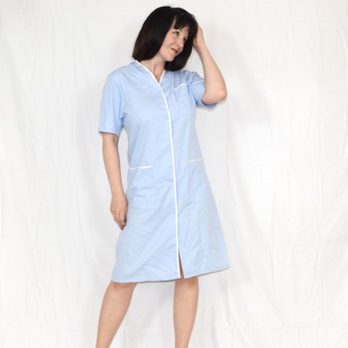 Robe vintage rétro bleu - robe, ciel