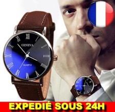 ✅ Montre Bracelet Faux Cuir