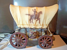 LAMPE D'APPOINT DÉCORATION CHARIOT BÂCHÉ PIONNIER OUEST AMÉRICAIN. WESTERN. USA