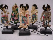 5 Pièces Wayang Klitik