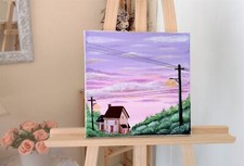 Tableau figuratif - Maison au