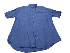 Chemise lin Burberry bleu