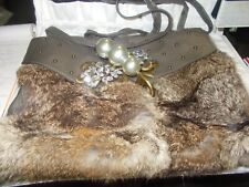 SAC SONIA RYKIEL BIJOU CUIR ET