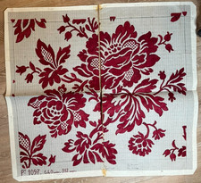 TEXTILE ANCIEN - TISSAGE - GRANDE MISE EN CARTE  gouachée 90 cm x 83 cm