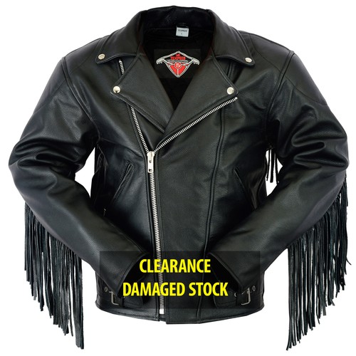 Veste moto cuir motard cruiser - veste,