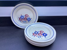 8 assiettes plates K & G Lunéville modèle Sylvain