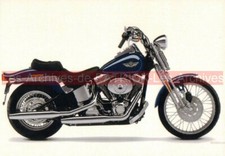 HARLEY-DAVIDSON 1450 SOFTAIL SPRINGER FXSTS : Carte Postale Moto Postcard #0322