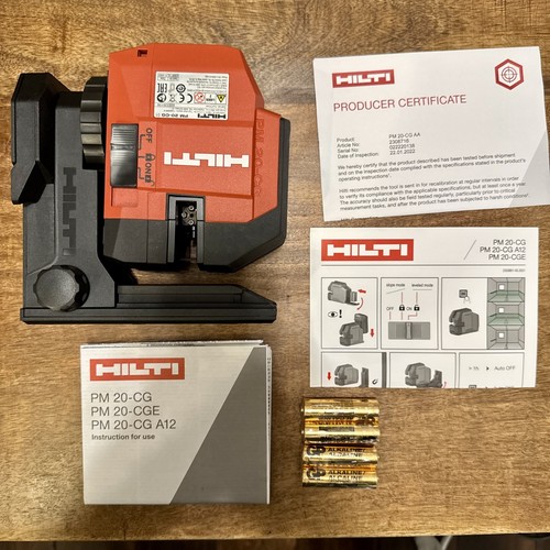 Hilti plumb and - pm,