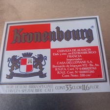 Étiquette biere d'alsace Brie