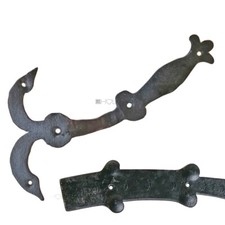 Quincaillerie De Porte Ancienne Charnière Décorative