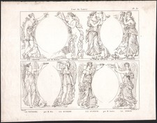 1830 Gravure la chasse la