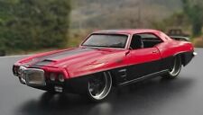 1/24 Pontiac Firebird 1969 Pro Rodz voiture miniature collection idée cadeau 