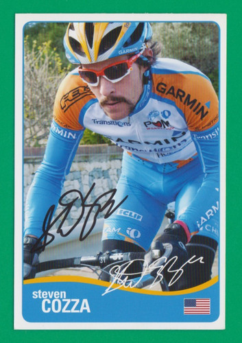 Cyclisme carte cycliste steven - cyclisme,