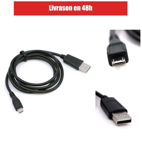 Câble charge usb - usb, micro