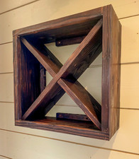 étagère murale bois esprit campagne montagne chalet