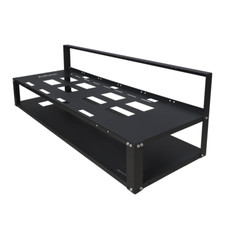 Cadre Rig Minage Ouvert Sans Fan Supporte 8 ou 12 GPU