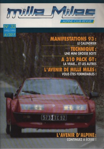 Mille miles alpine a310 - mille, s1