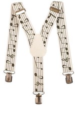 Bretelles Élastiques pour Enfants en Y 1 à 5 ans - 25 cm. Notes de Musique