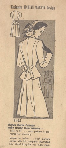 1940s vintage couture motif - couture,