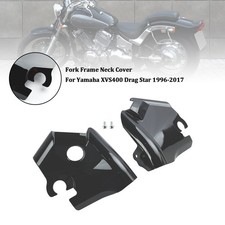 Cache-col de fourche pour Yamaha XVS400 XVS650 Drag Star V-Star 650 97-03 Black.
