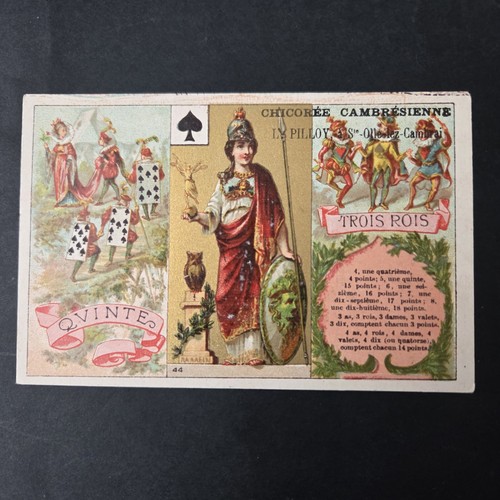 Chromo doré ancien - chromo, a