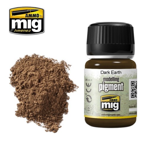 Peinture pigment terre - pigment, sombre